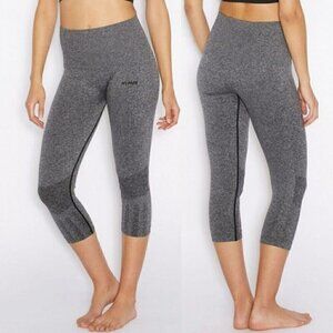 Ivy Park Women's Sz XXS / XS Gray Seamless High Rise Cropped Leggings Beyonce
